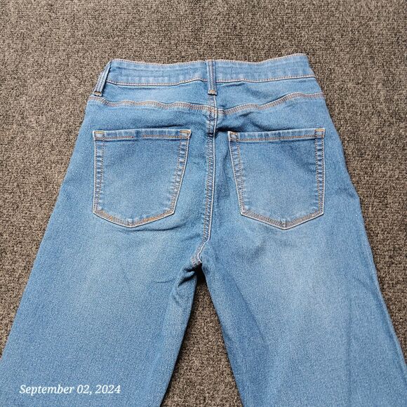 Pacsun Jeans Women‎ 25 Short Blue Super High Rise Skinniest Stretch Pants - Picture 4 of 12